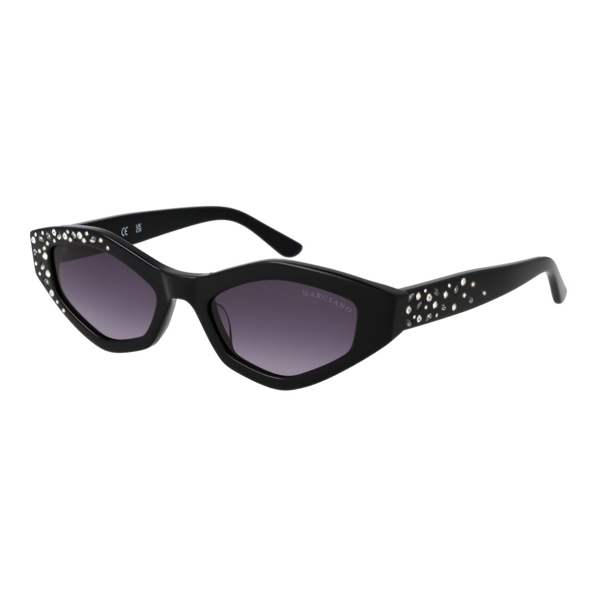 Guess by Marciano GM00017 Dames Zonnebril - Elegant UV400 Zwart Ø 53 mm - Sieraden, Vrouwen - Guess by Marciano