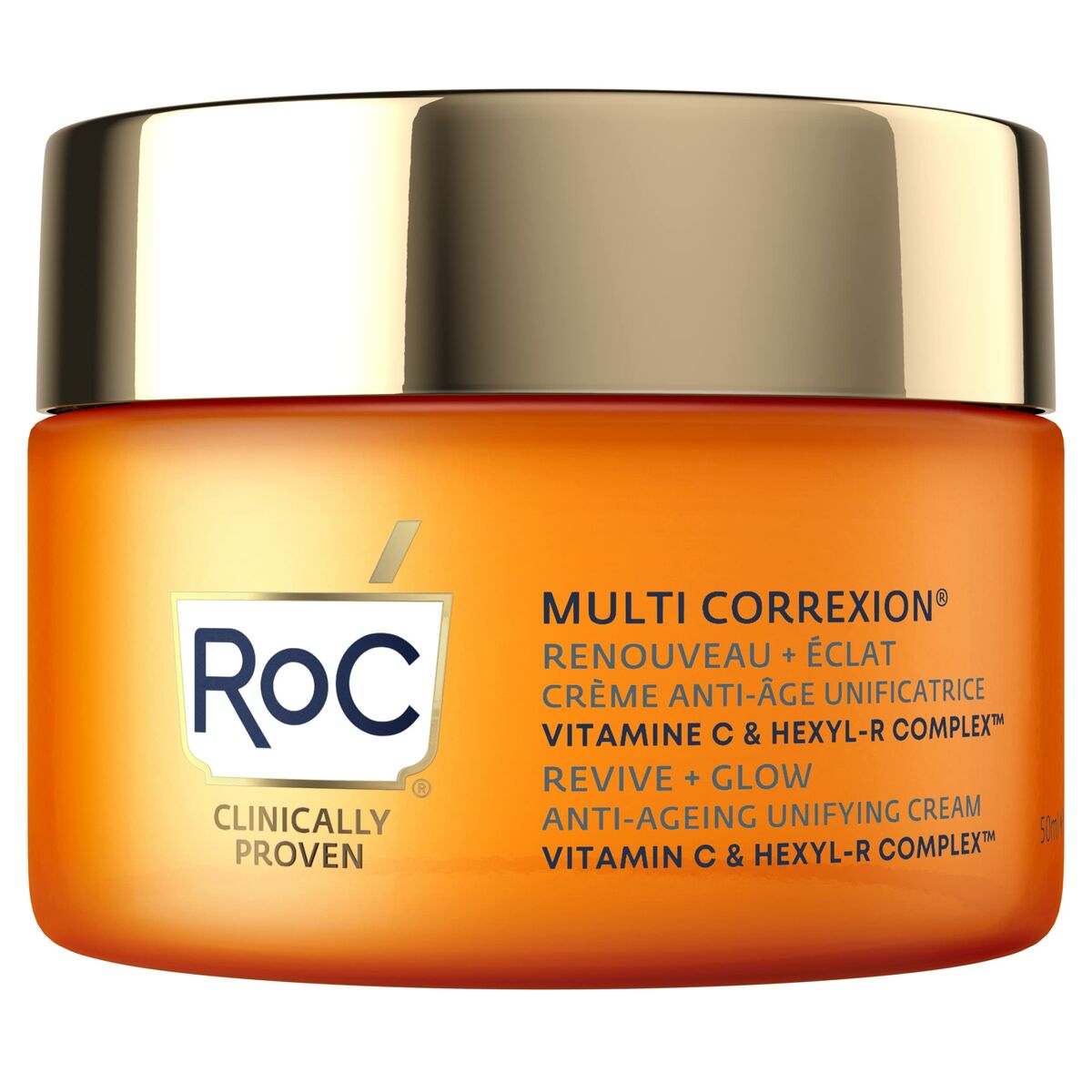 Anti - Veroudering Crème Roc Revive Glow 50 ml - Schoonheid, Huidverzorging - Roc