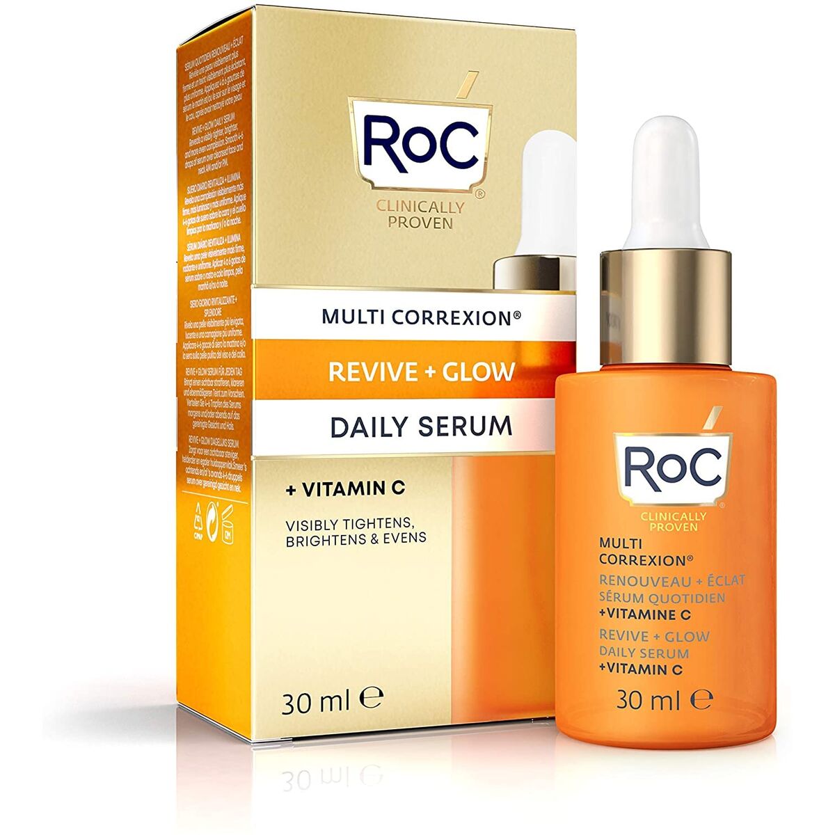 Verstevigend Serum Roc Revive Glow 30 ml Highlighter - Schoonheid, Huidverzorging - Roc