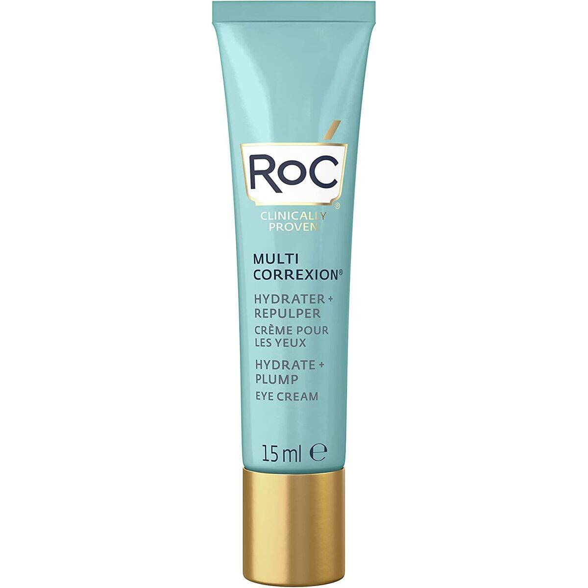 Oogcontourcrème Roc Hydrate Plump 15 ml Hyaluronzuur - Schoonheid, Huidverzorging - Roc