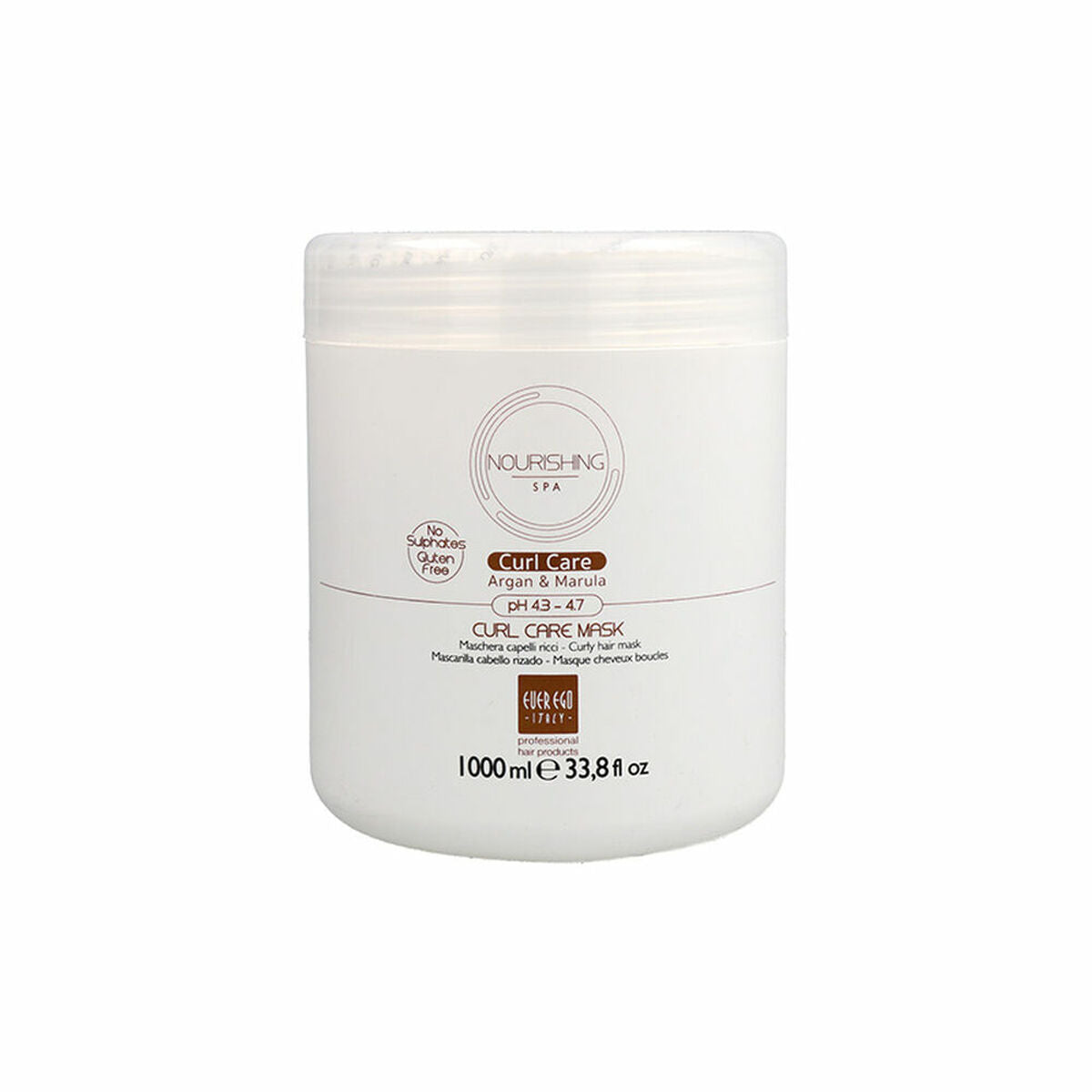 Haarmasker Everego Nourishing Spa Curl Care Krullend haar (1000 ml)