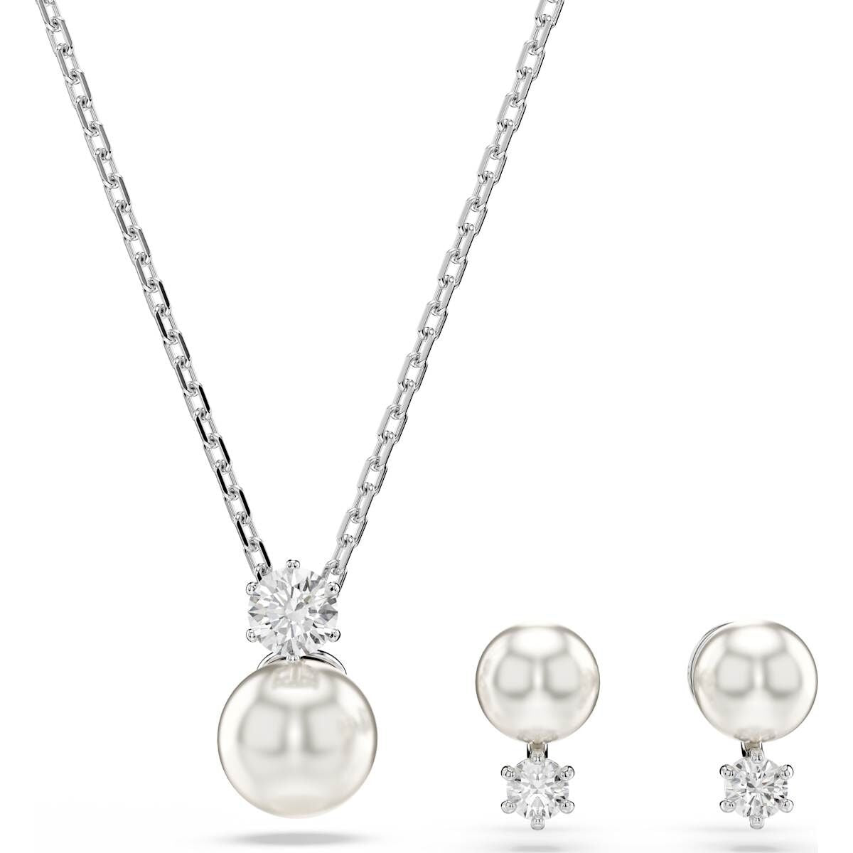 Ketting met bijpassende oorbellen voor vrouwen Swarovski 5689624