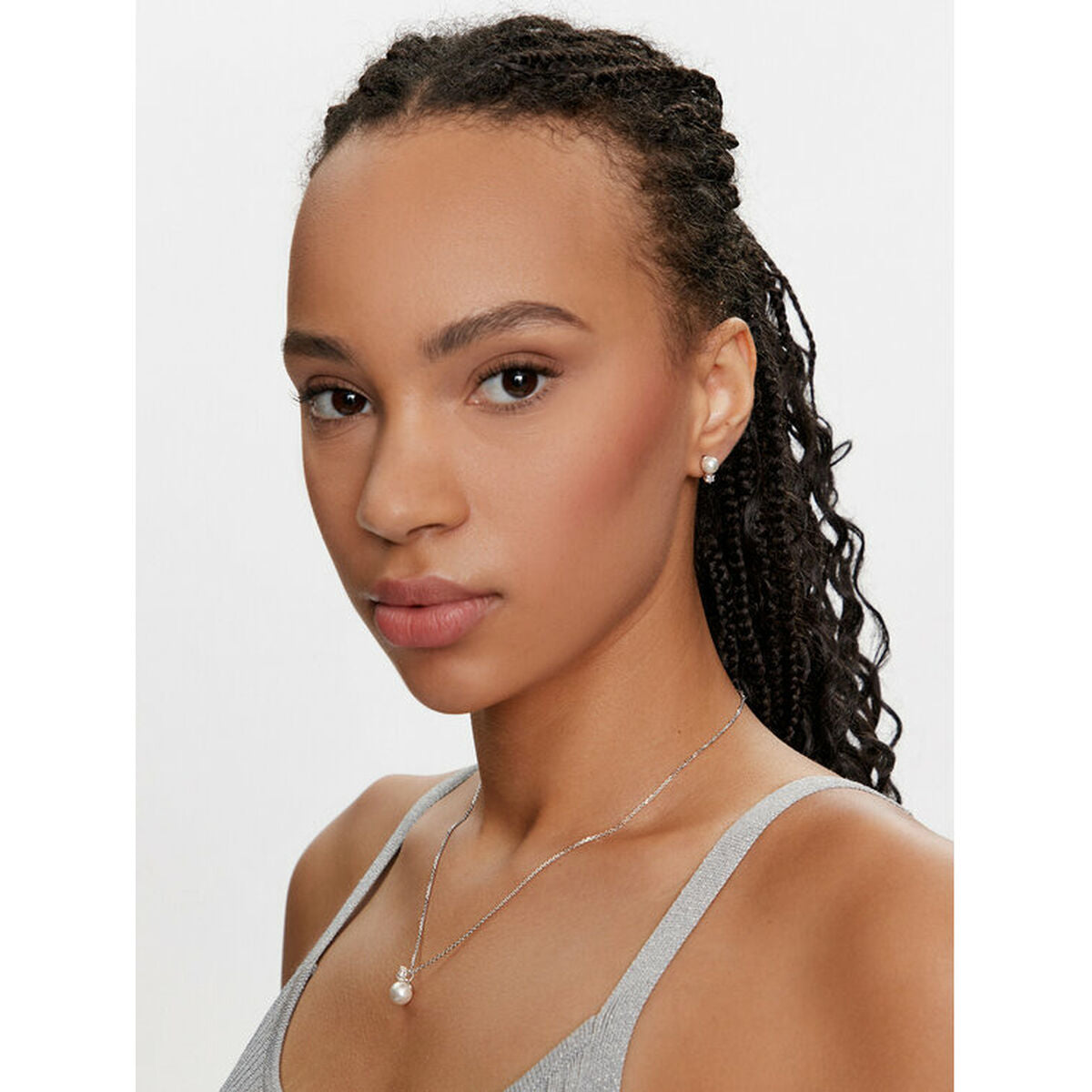 Ketting met bijpassende oorbellen voor vrouwen Swarovski 5689624