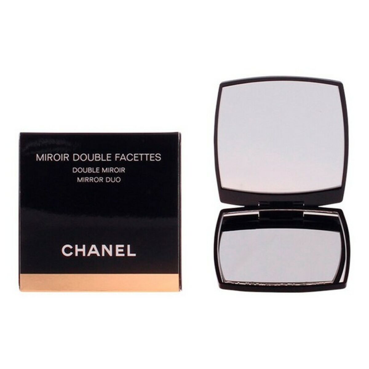 Dubbele Spiegel met Vergrootglas Chanel Zwart (1 Onderdelen) - Schoonheid, Gebruiksvoorwerpen en accessoires - Chanel