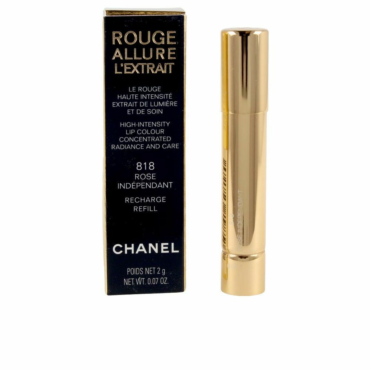 Lippenstift Chanel Rouge Allure Extrait Rose Independant 818 Rose Independant 8 Nº 818 Rose Independant 2 g (1 Stuks)