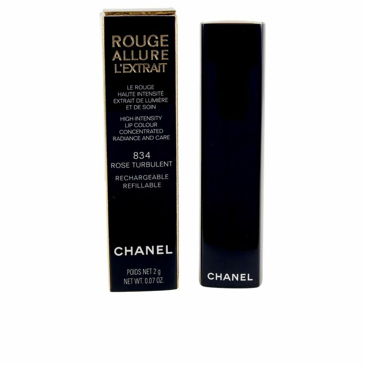 Lippenstift Chanel Rouge Allure Extrait Rose Turbulent 834 Nº 834 Rose Turbulent 2 g (1 Stuks)
