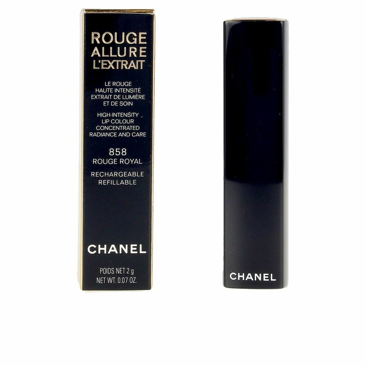 Lippenstift Chanel Rouge Allure Extrait Rouge Royal 858 Nº 858 Rouge Royal 2 g (1 Stuks)