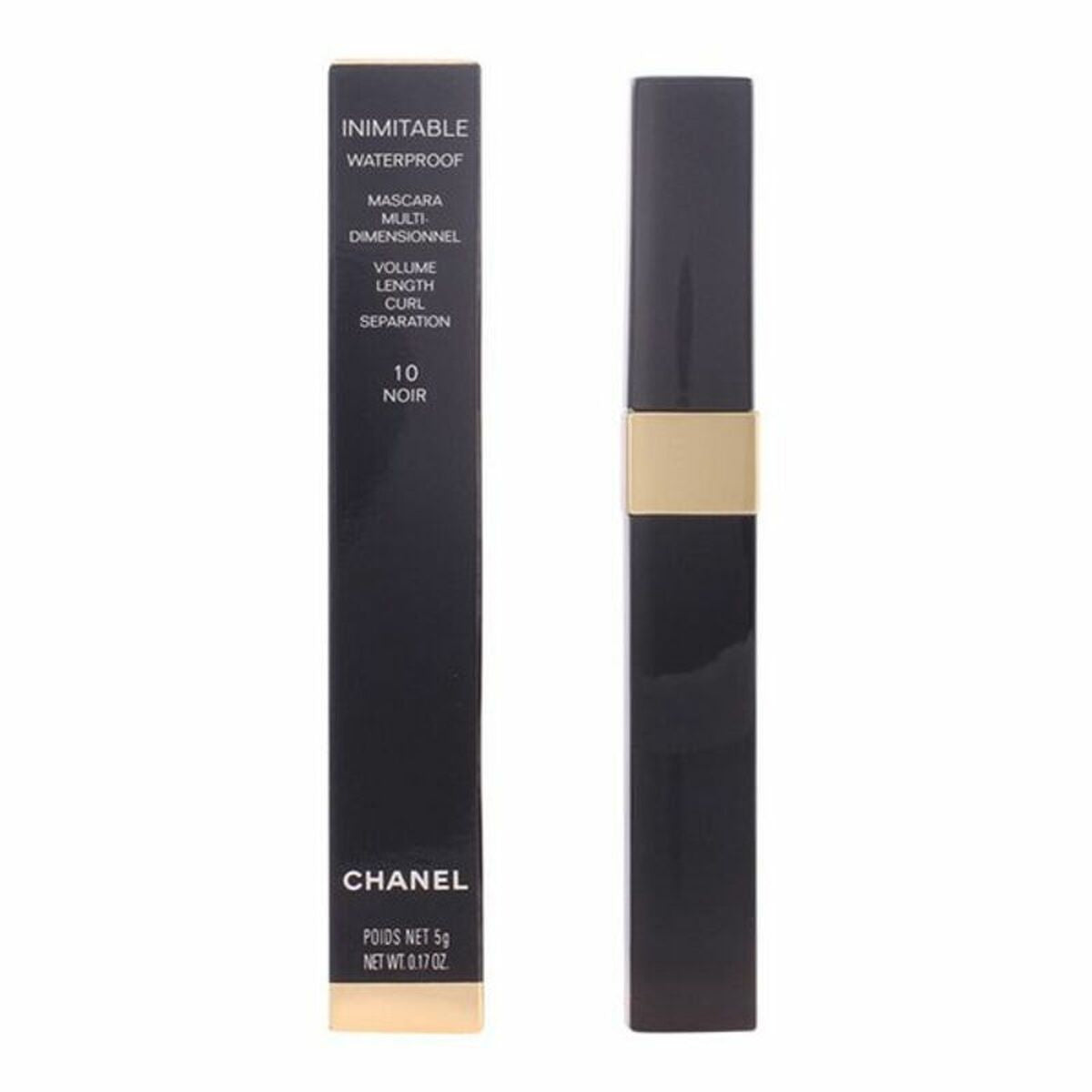 Volume Effect Mascara Chanel Inimitable Wp Zwart Nº 10 Nº 10 Noir Nº 10 - Noir 5 g - Schoonheid, Make - up - Chanel