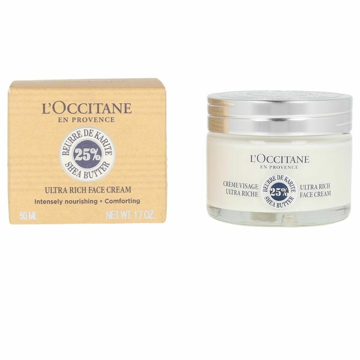 Herstellende Crème L'Occitane En Provence 01CV050K18 50 ml Shea Boter