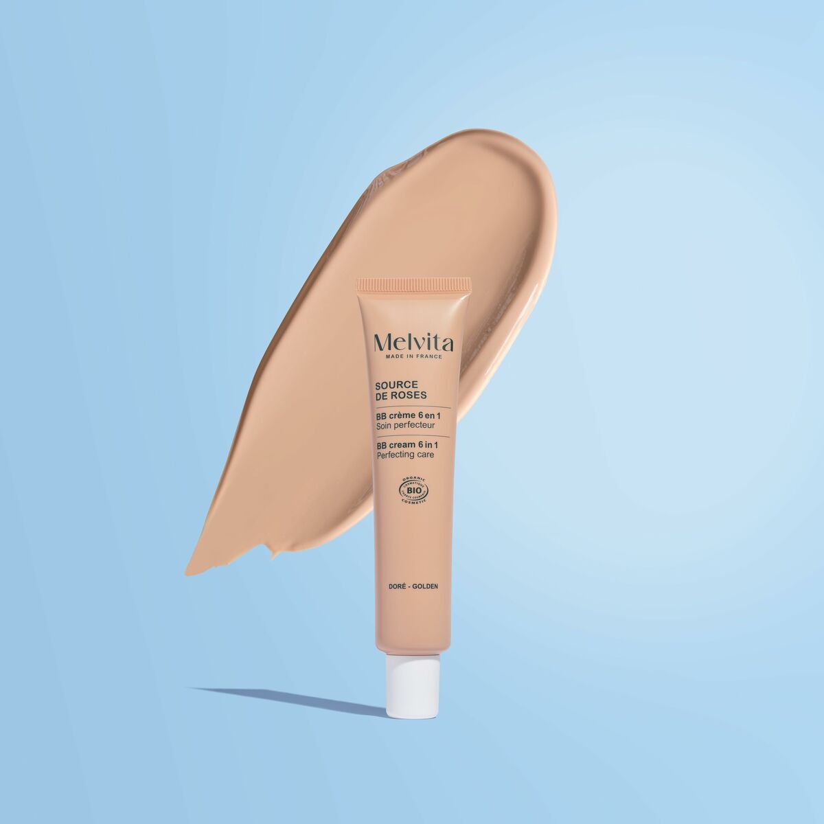 Hydraterende Crème met Kleur Melvita SOURCE DE ROSES Gouden 40 ml