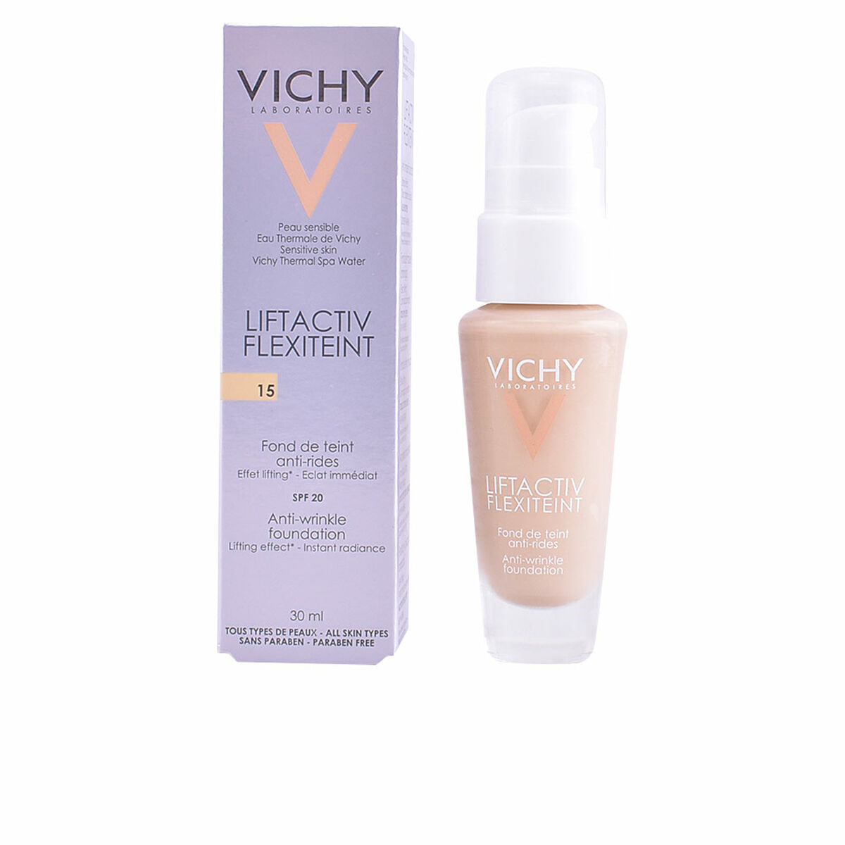 Vloeibare Foundation Make - up Liftactiv Flexiteint Vichy Spf 20 - Schoonheid, Make - up - Vichy