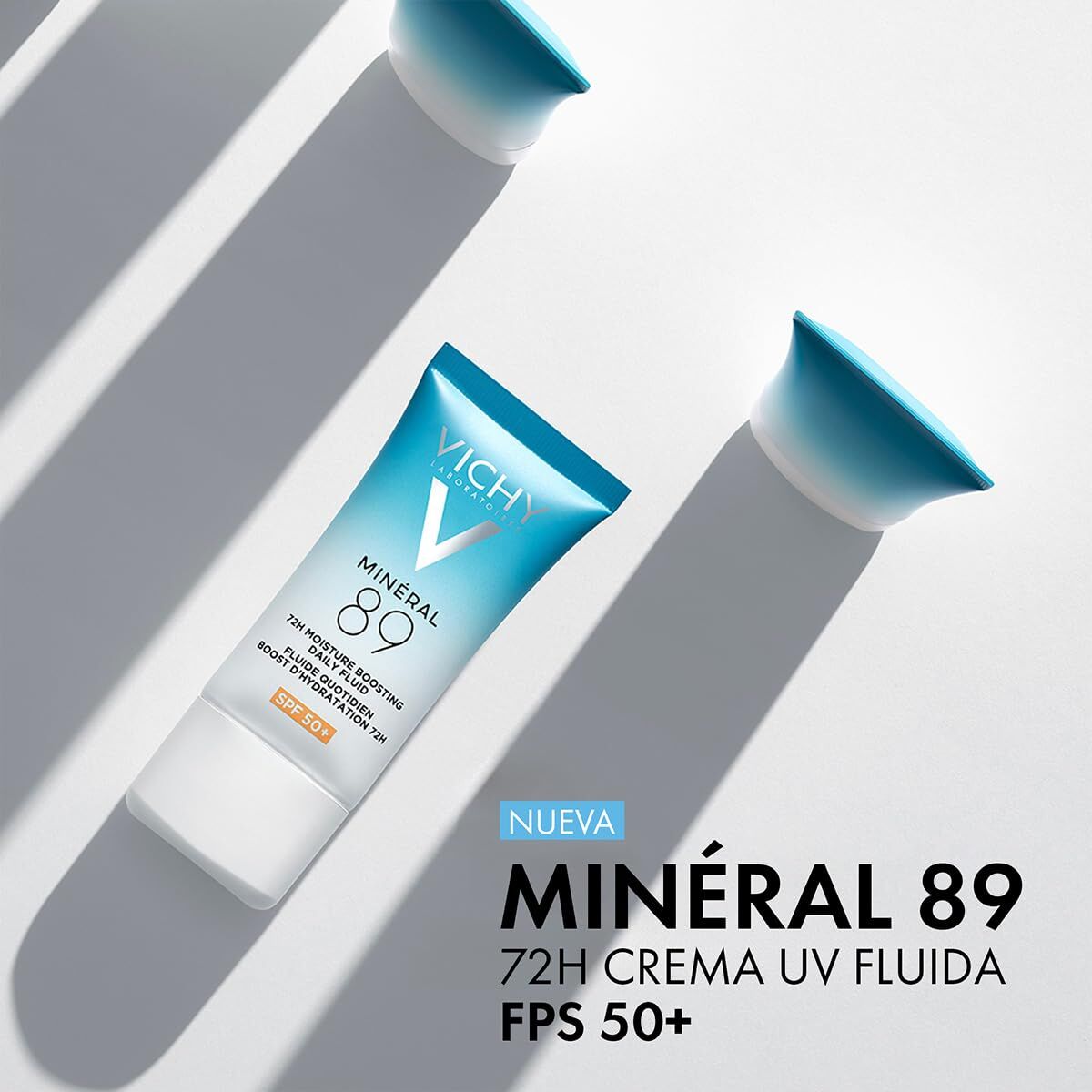 Vochtinbrengende Vloeistof Vichy MINÉRAL 89 Spf 50 Spf 50+ 50 ml - Schoonheid, Huidverzorging - Vichy