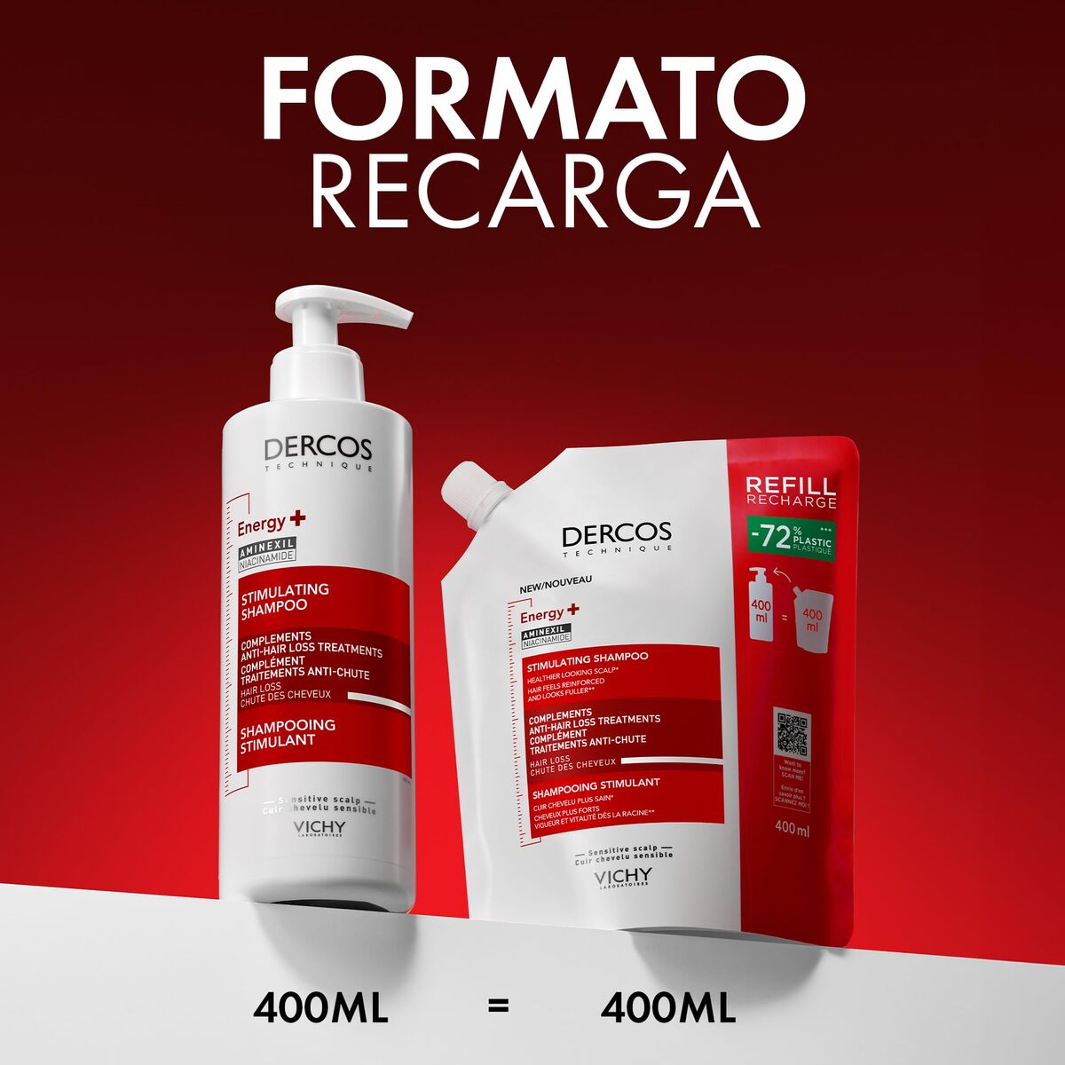 Shampoo Vichy DERCOS 400 ml