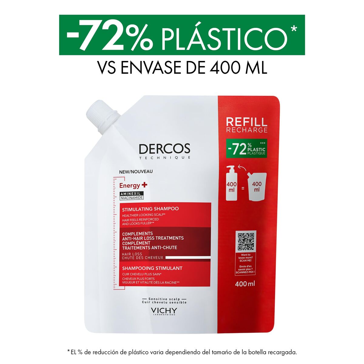 Shampoo Vichy DERCOS 400 ml