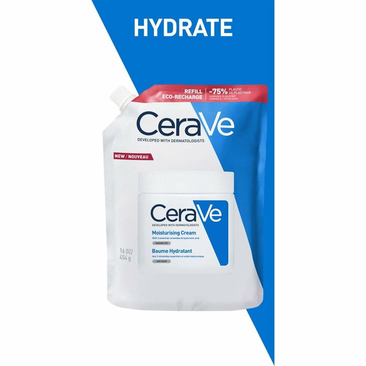 Gezichtscrème CeraVe CERAVE MOISTURISING 454 g - Schoonheid, Huidverzorging - CeraVe