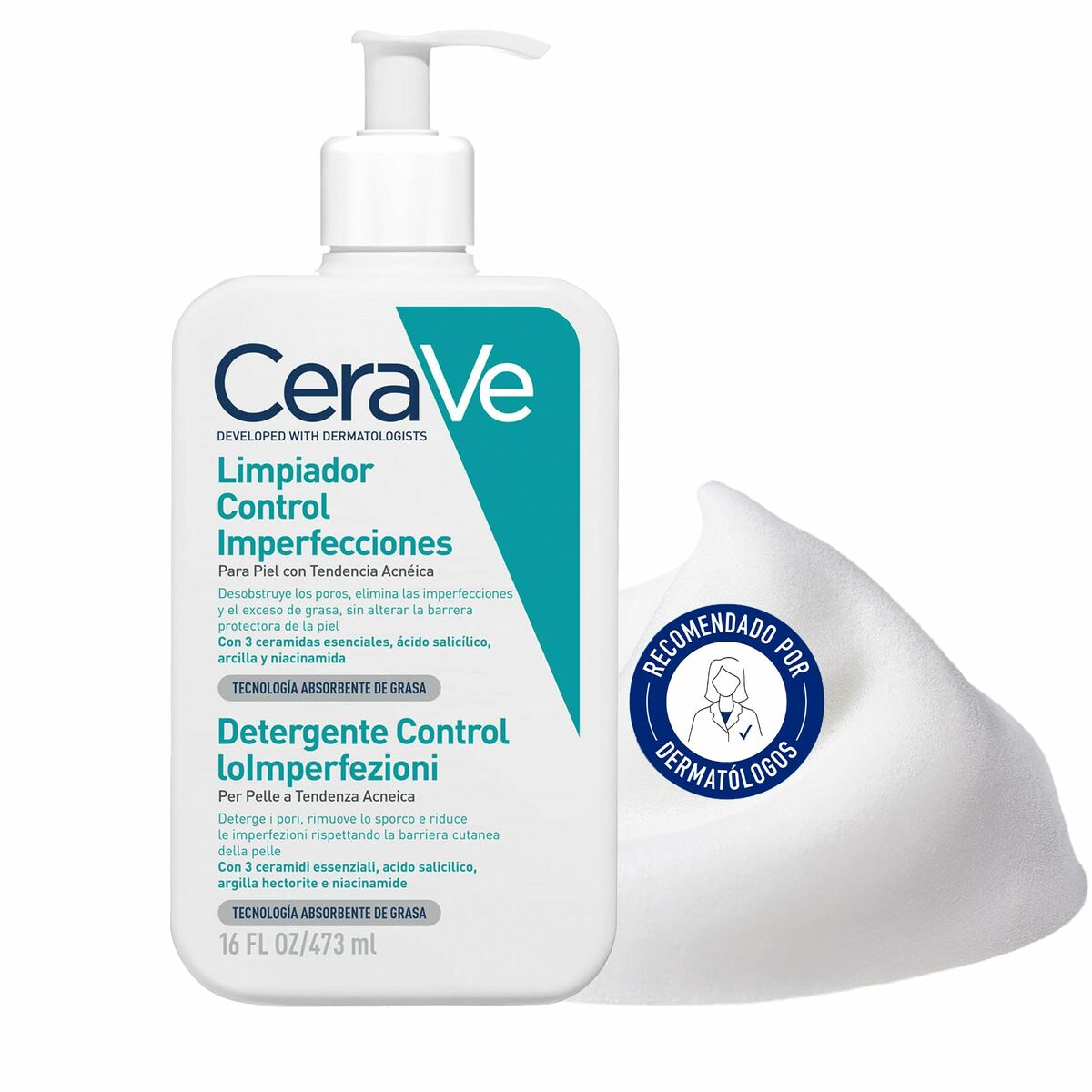 Gezichtscrème CeraVe BLEMISH 473 ml - Schoonheid, Huidverzorging - CeraVe