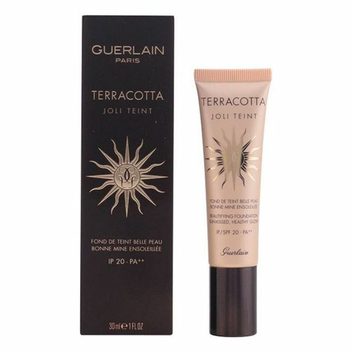 Vloeibare Foundation Make - up Guerlain Terracotta Joli Teint Bruin Spf 20 30 ml - Schoonheid, Make - up - Guerlain