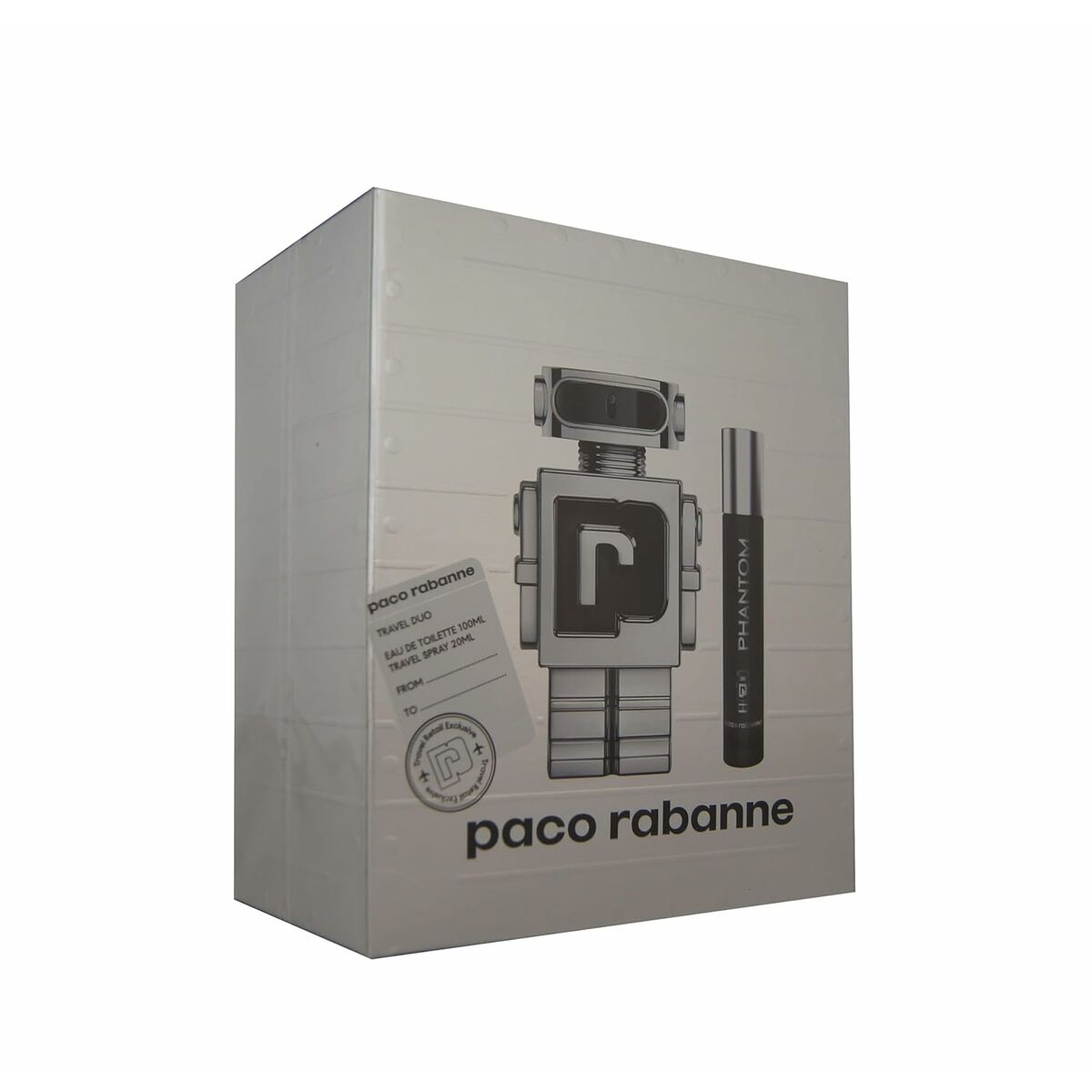 Parfumset voor Heren Paco Rabanne Phantom EDT 2 Onderdelen