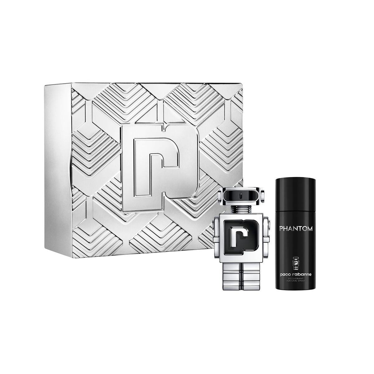 Parfumset voor Heren Paco Rabanne Phantom EDT 2 Onderdelen