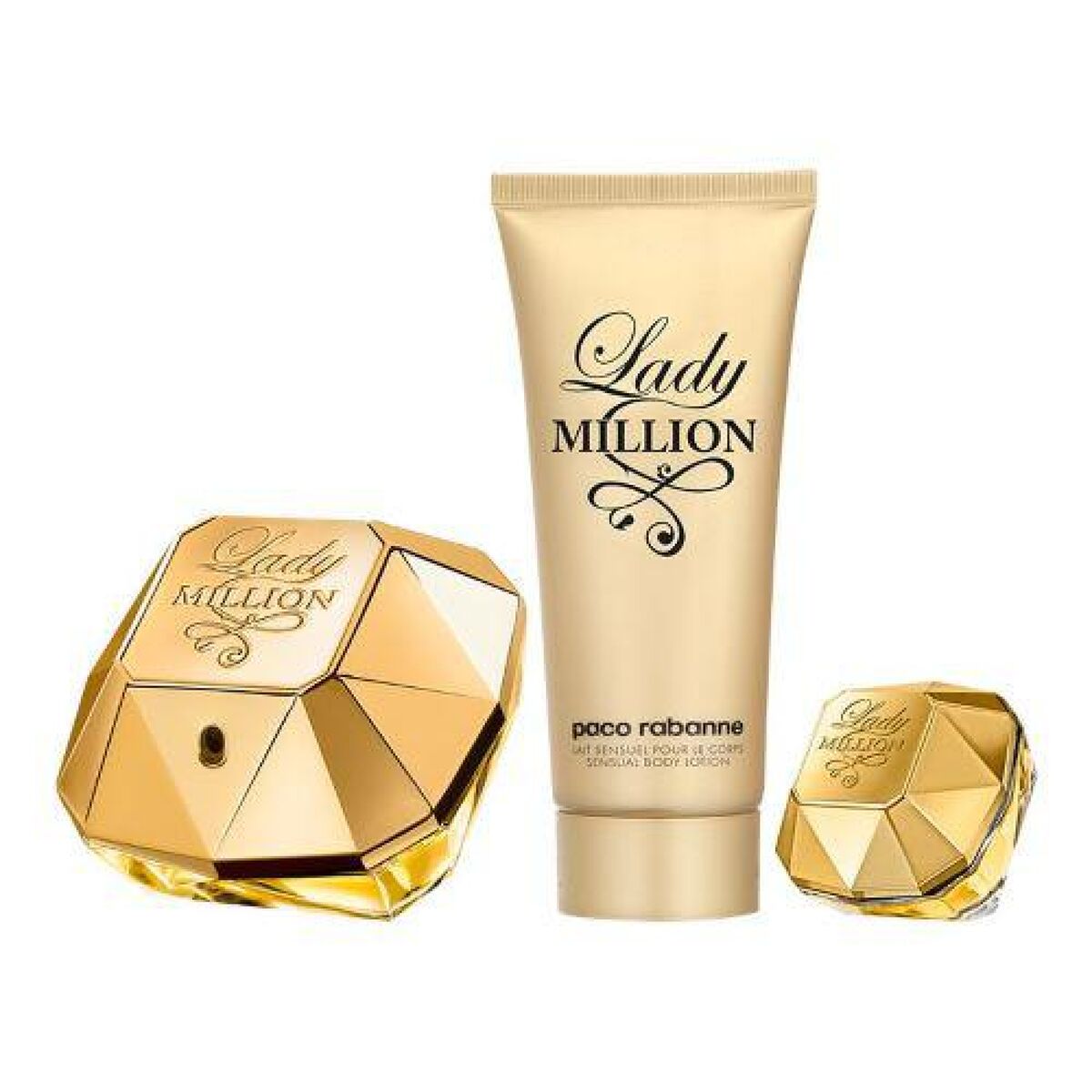 Parfumset voor Dames Paco Rabanne Lady Million EDP 3 Onderdelen