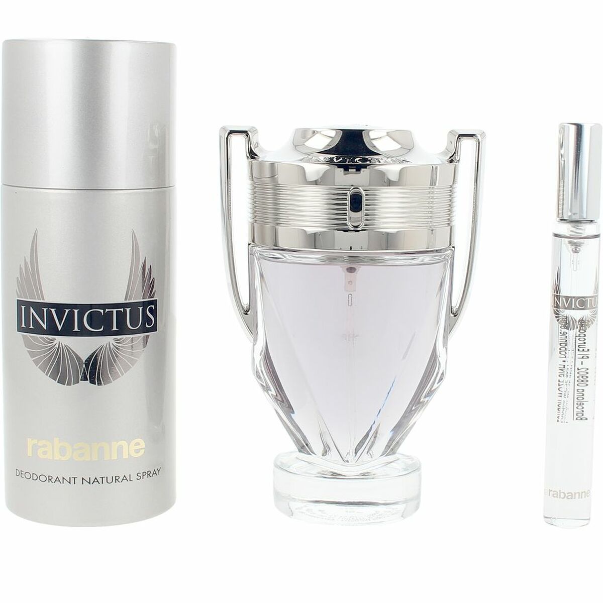 Parfumset voor Heren Paco Rabanne INVICTUS 3 Onderdelen