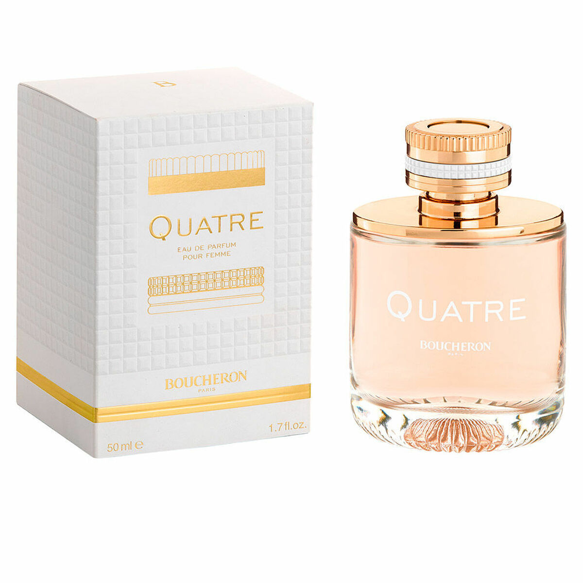 Damesparfum Boucheron QUATRE POUR FEMME EDP 50 ml - Schoonheid, Parfums en geuren - Boucheron