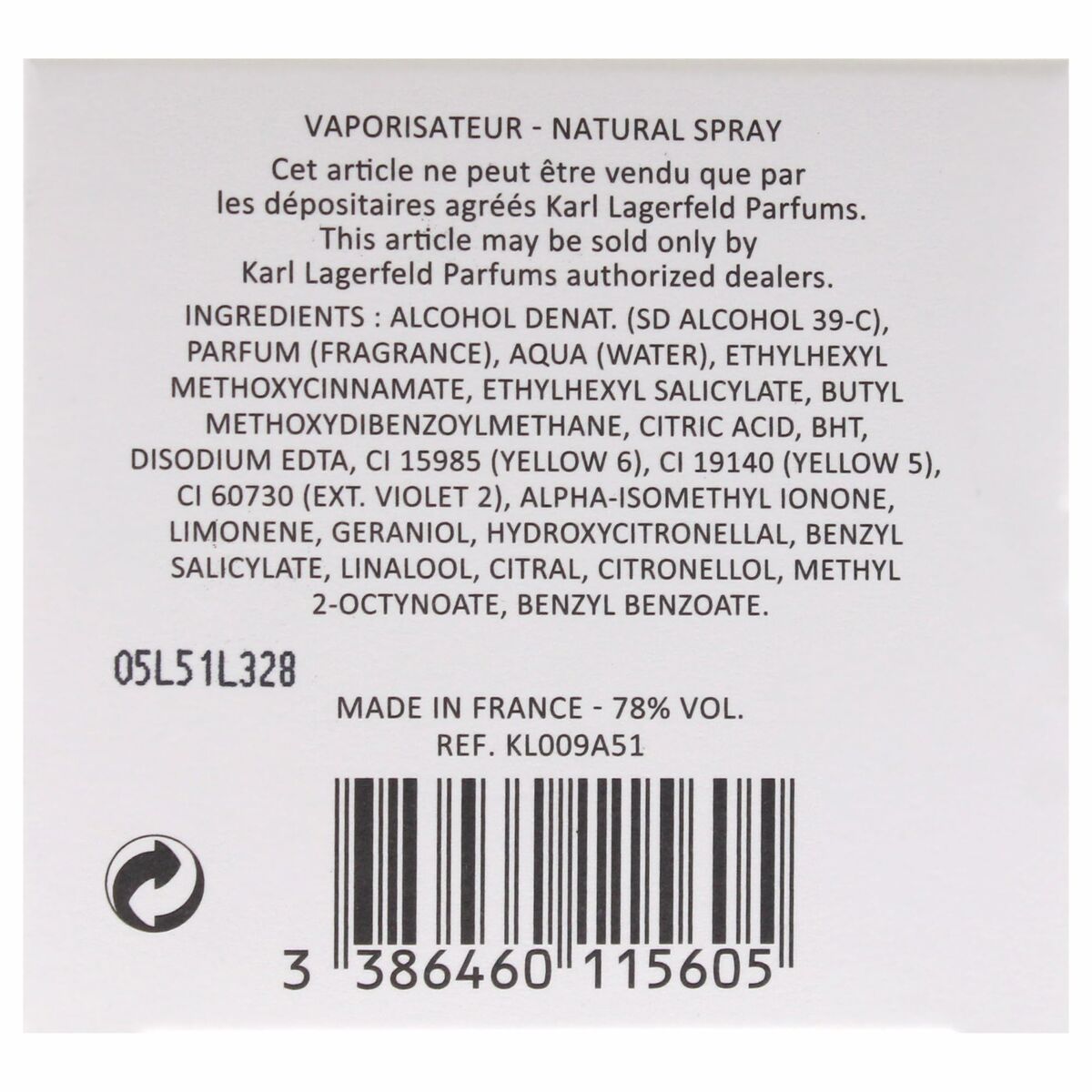 Damesparfum Karl Lagerfeld Karl Paris 21 Rue Saint-Guillaume