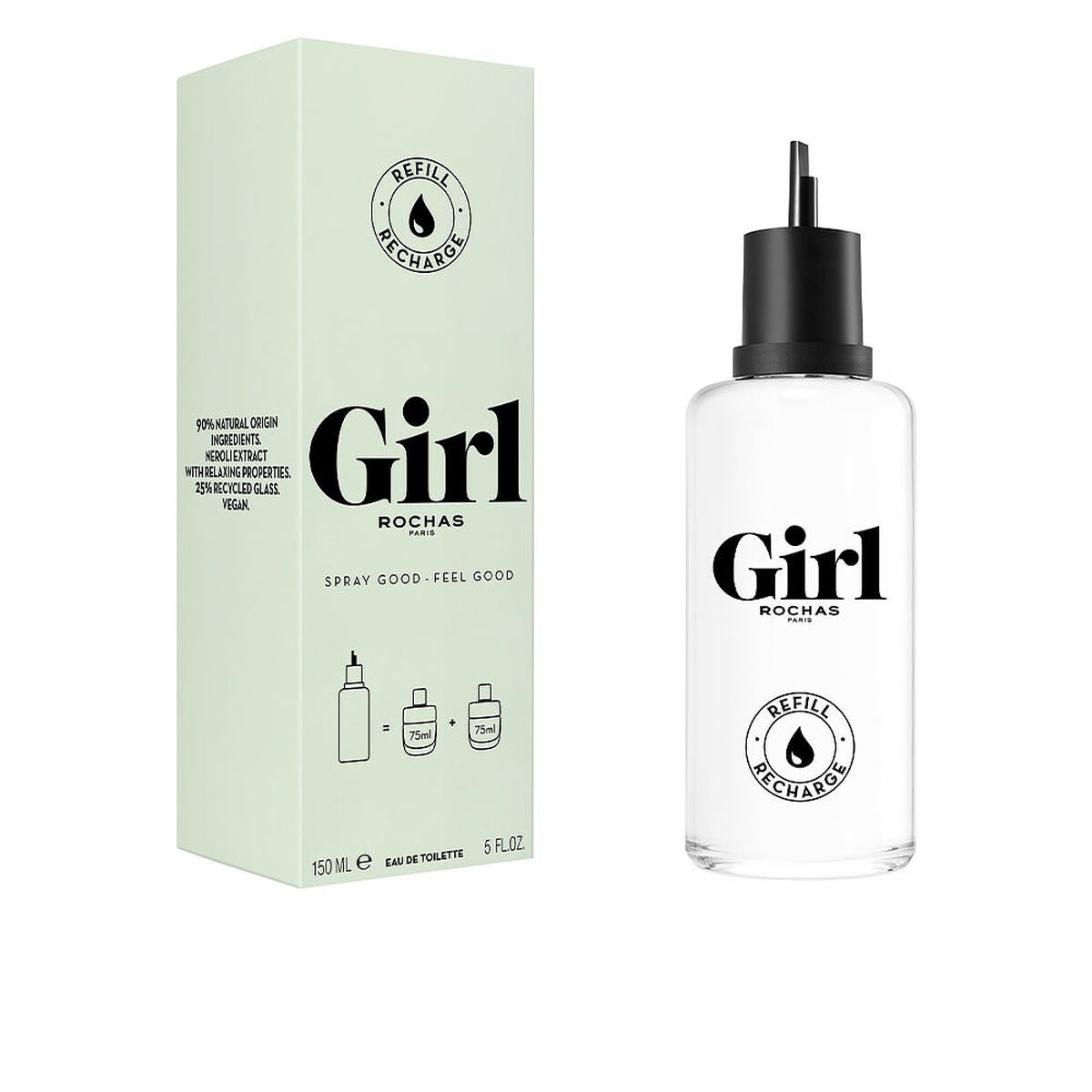 Damesparfum Rochas Girl EDT 150 ml Herladen