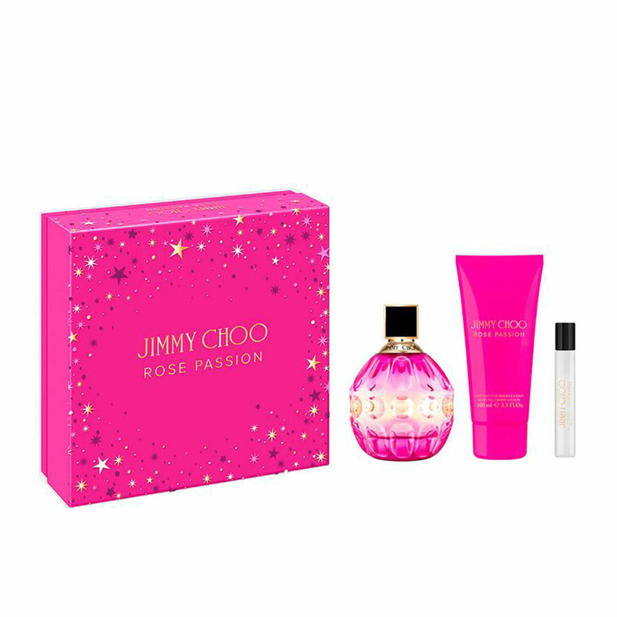 Parfumset voor Dames Jimmy Choo ROSE PASSION EDP 3 Onderdelen