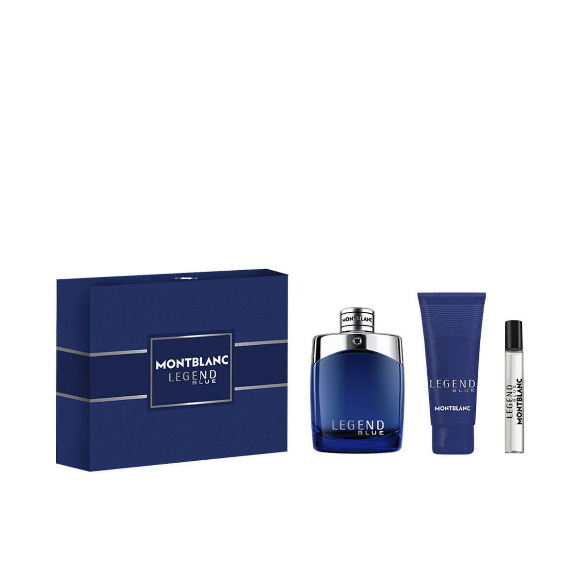 Parfumset voor Heren Montblanc LEGEND BLUE 3 Onderdelen