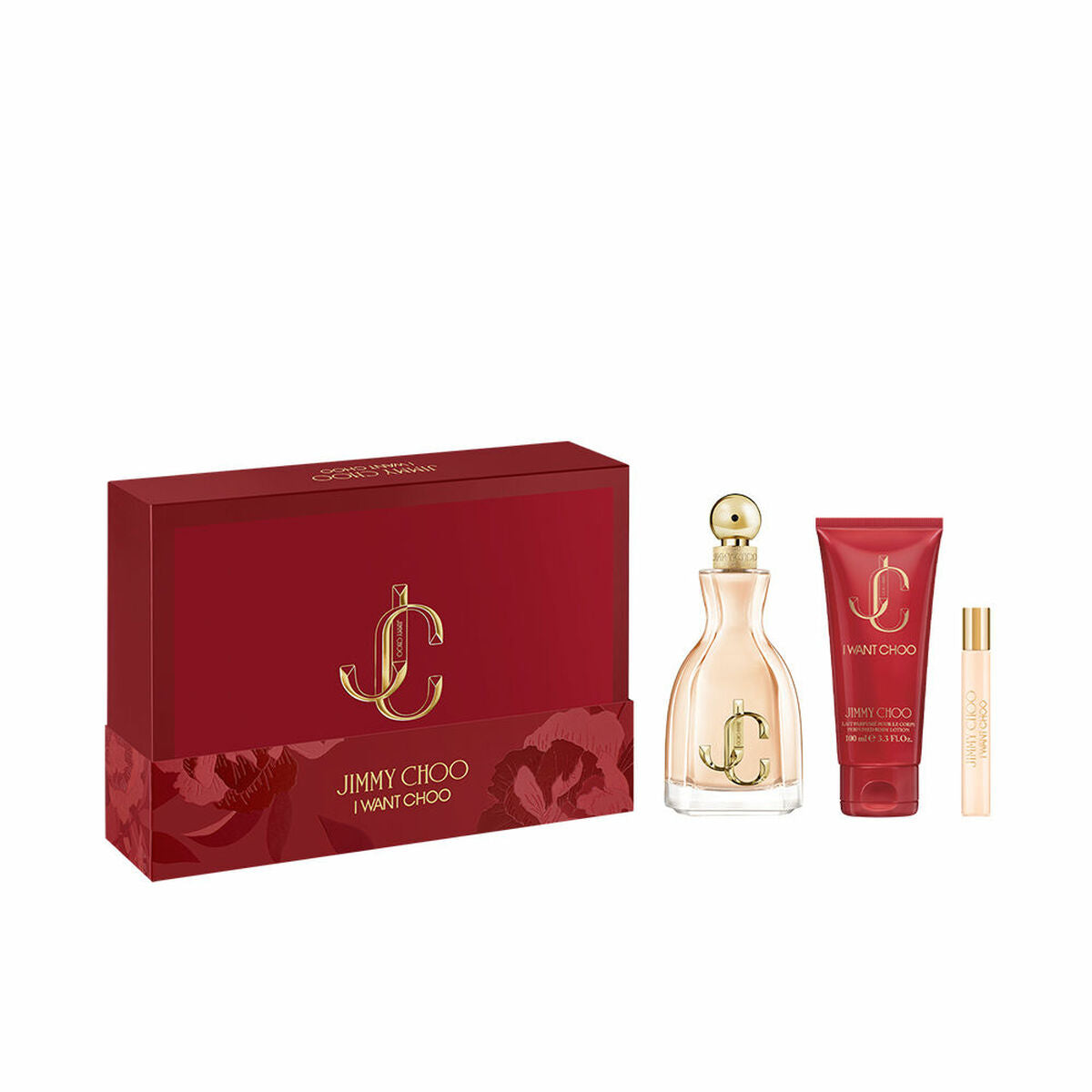 Parfumset voor Dames Jimmy Choo I WANT CHOO 3 Onderdelen