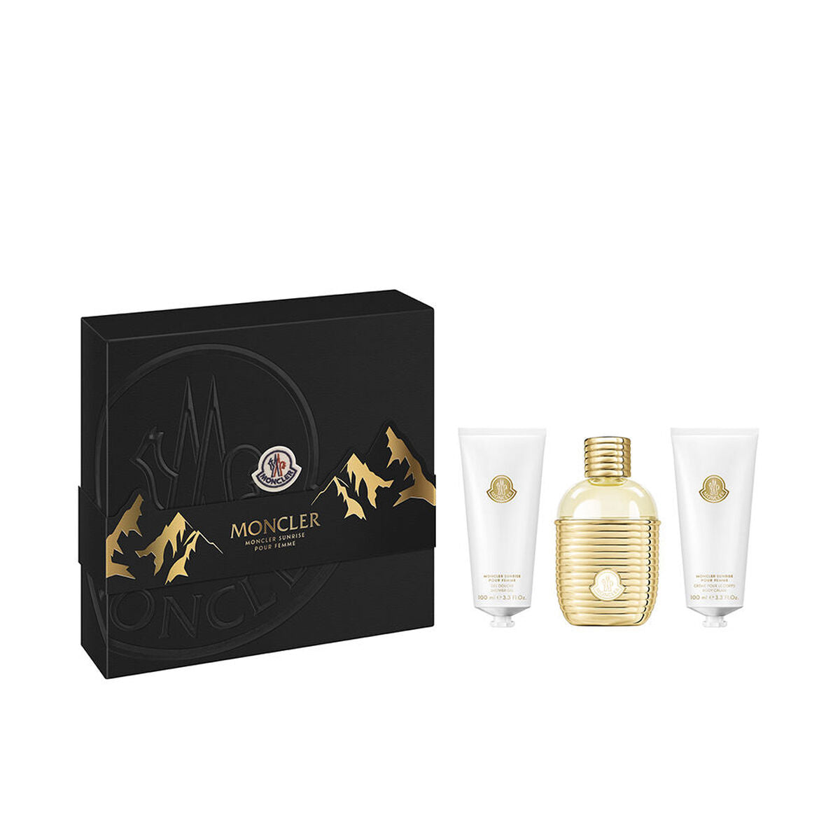 Parfumset voor Dames Moncler SUBTLE SEDUCTION EDP 3 Onderdelen