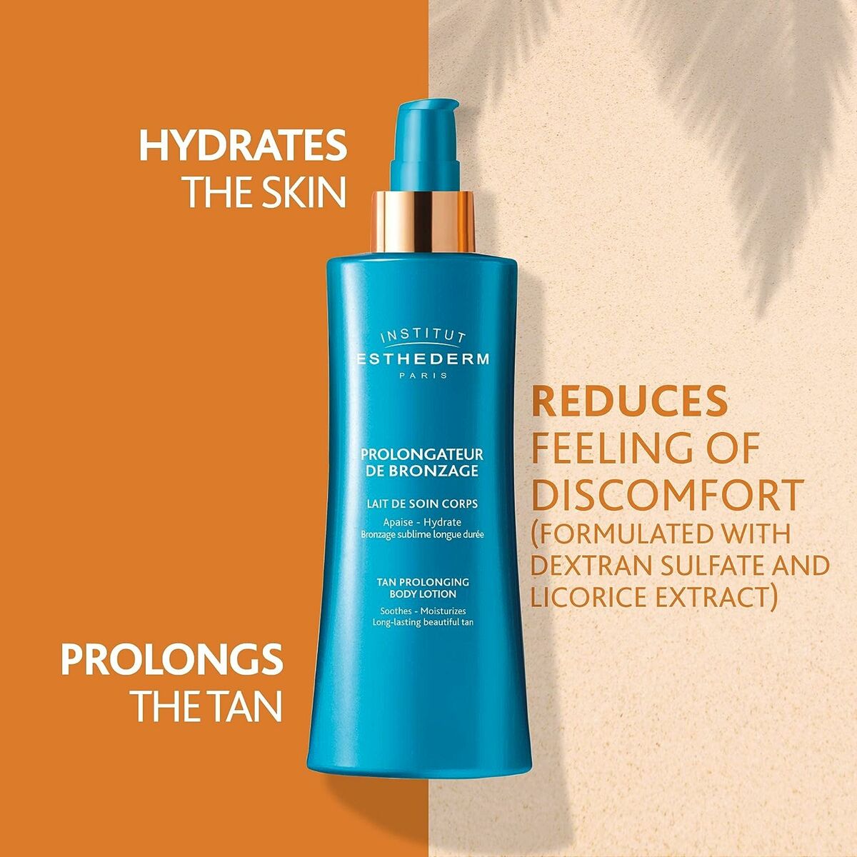 Vochtinbrengende Lichaamsmelk Institut Esthederm PROLONGATEUR DE BRONZAGE 200 ml Verlengt uw teint - Schoonheid, Huidverzorging - Institut Esthederm