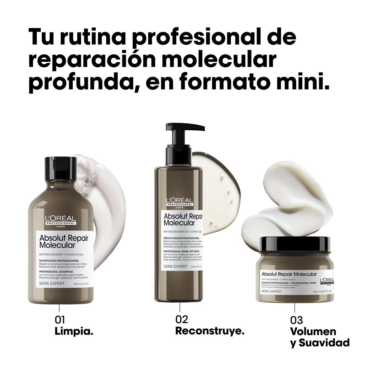 Haarmasker L'Oreal Professionnel Paris ABSOLUT REPAIR MOLECULAR - Schoonheid, Haarverzorging - L'Oreal Professionnel Paris