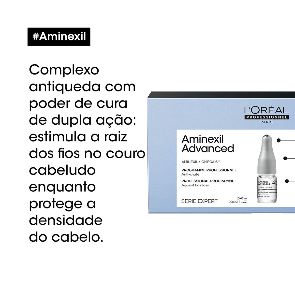 Anti - Haarverlies Ampullen L'Oreal Professionnel Paris AMINEXIL ADVANCED - Schoonheid, Haarverzorging - L'Oreal Professionnel Paris