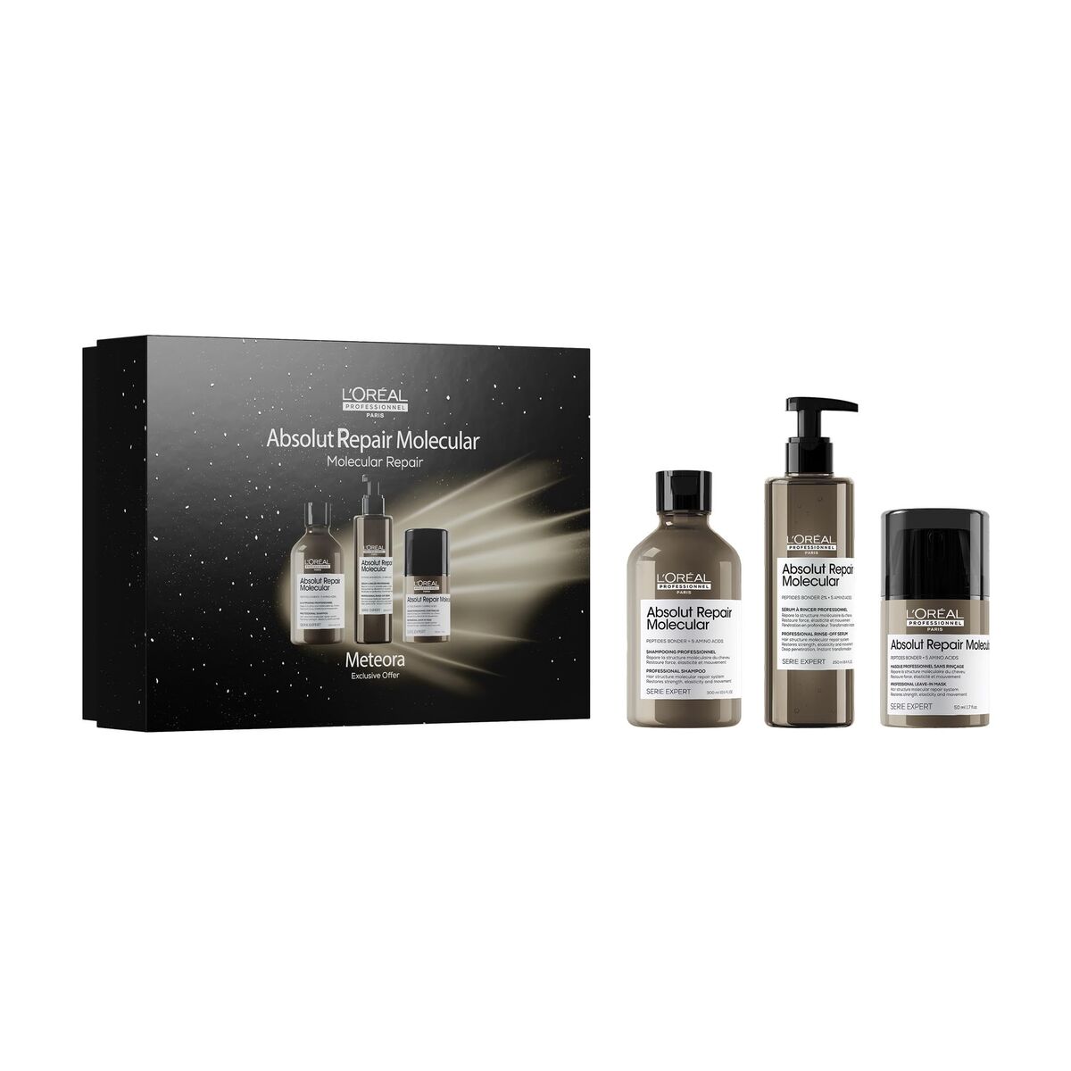 Kappersset L'Oreal Professionnel Paris ABSOLUT REPAIR MOLECULAR 3 Onderdelen