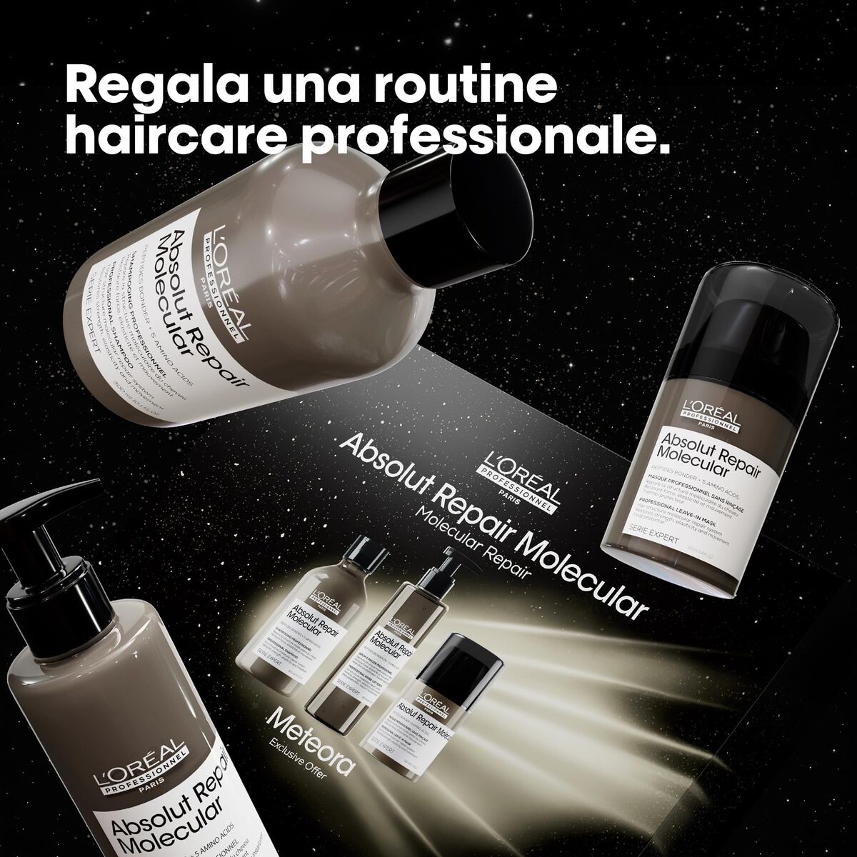 Kappersset L'Oreal Professionnel Paris ABSOLUT REPAIR MOLECULAR 3 Onderdelen