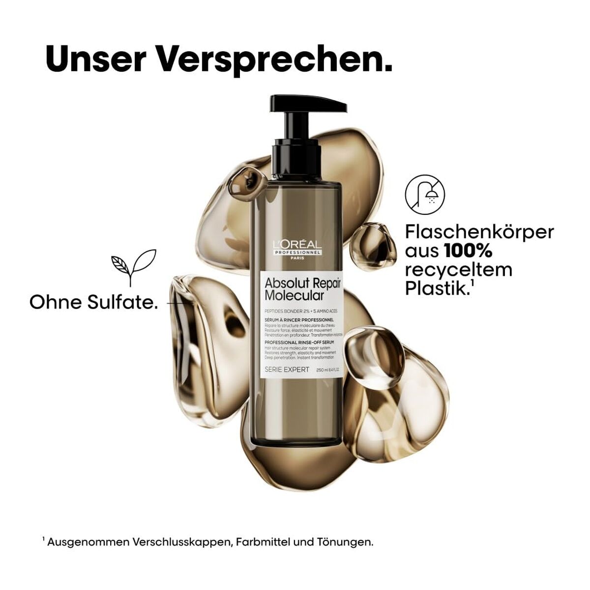 Kappersset L'Oreal Professionnel Paris ABSOLUT REPAIR MOLECULAR 3 Onderdelen