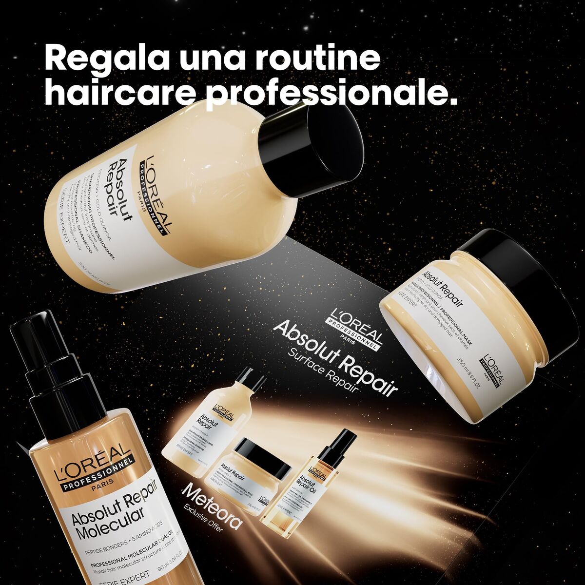 Kappersset L'Oreal Professionnel Paris ABSOLUT REPAIR 3 Onderdelen