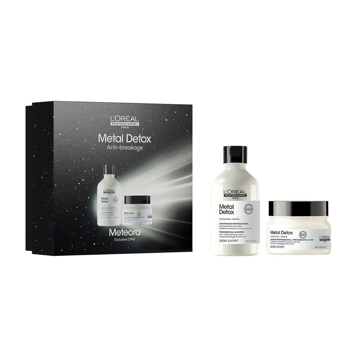 Kappersset L'Oreal Professionnel Paris METAL DETOX 2 Onderdelen