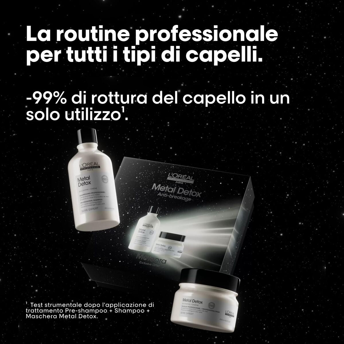 Kappersset L'Oreal Professionnel Paris METAL DETOX 2 Onderdelen