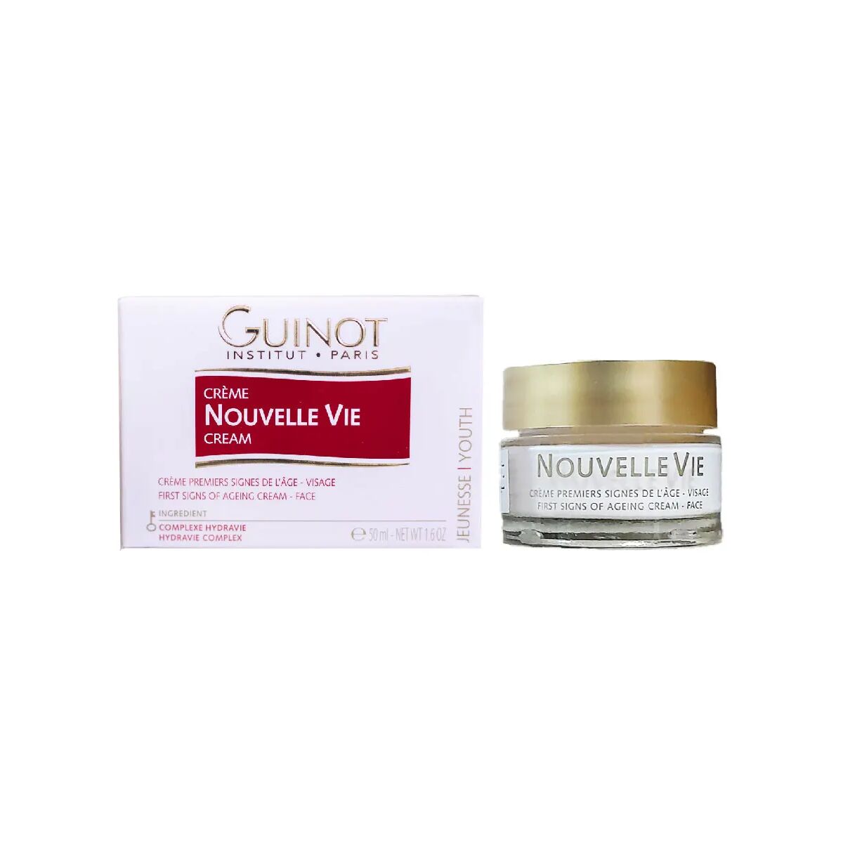 Vochtinbrengende Dagcrème Guinot Nouvelle Vie 50 ml - Schoonheid, Huidverzorging - Guinot