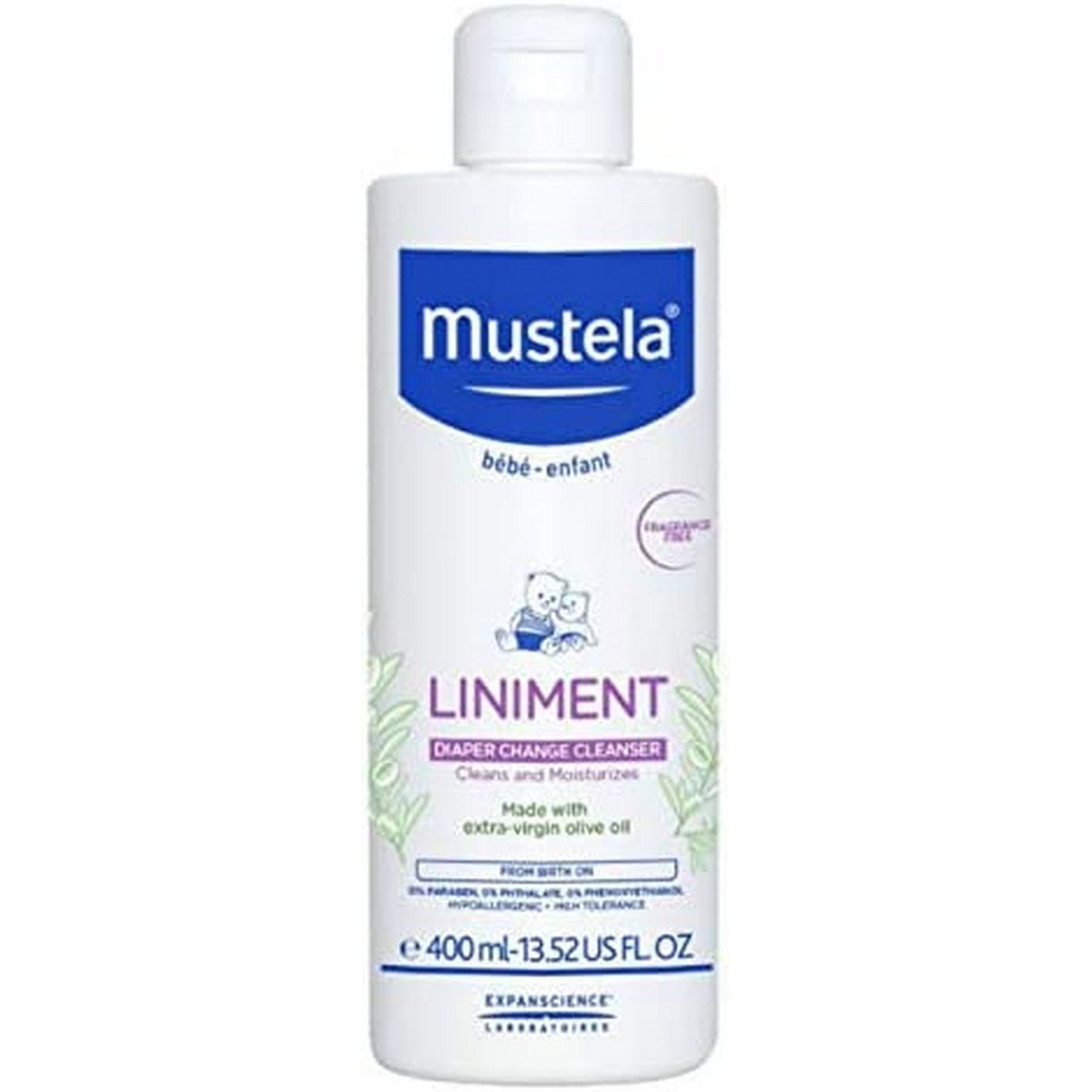 Beschermende Luiercrème Mustela Niño 400 ml