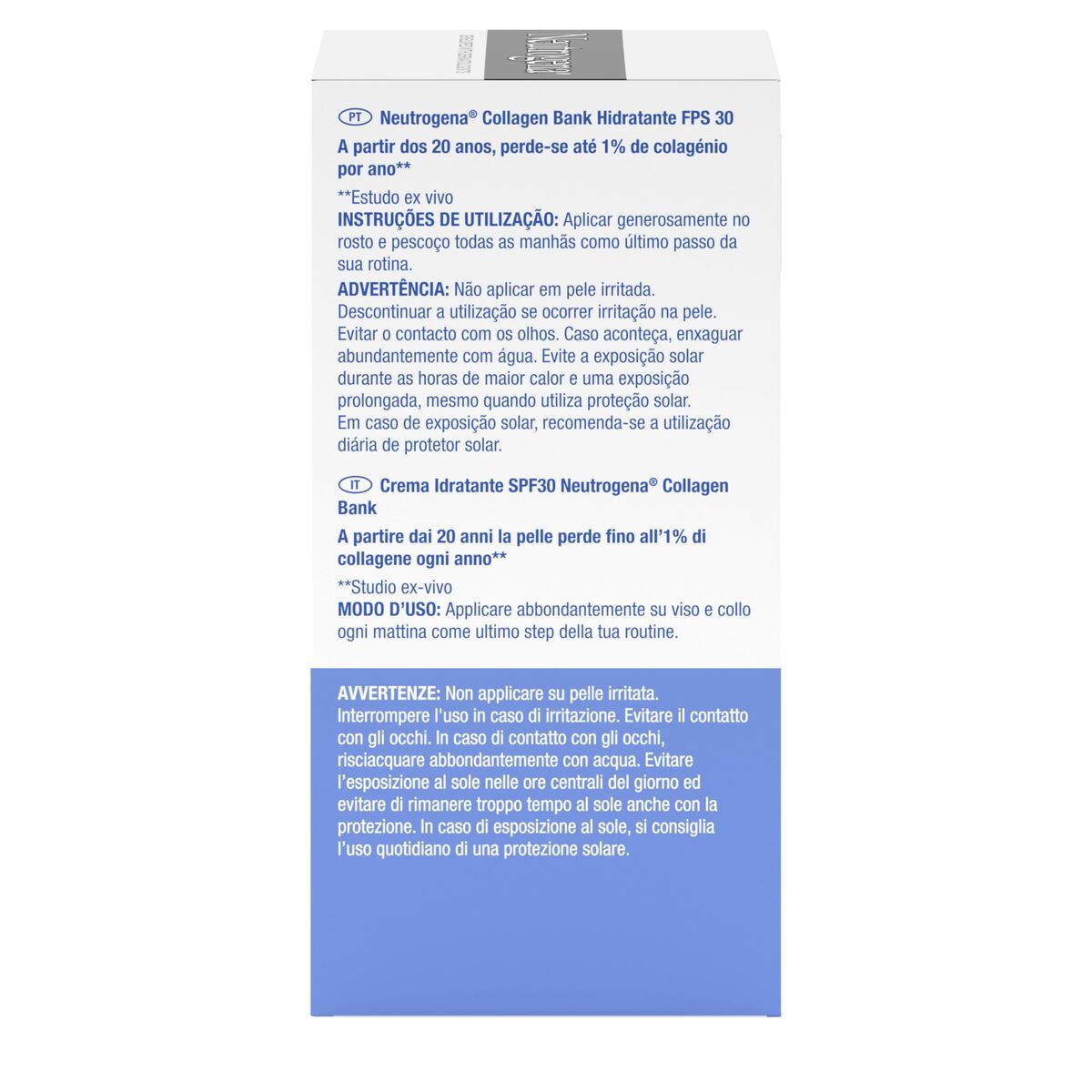 Gezichtscrème Neutrogena COLLAGEN BANK Spf 30 50 ml