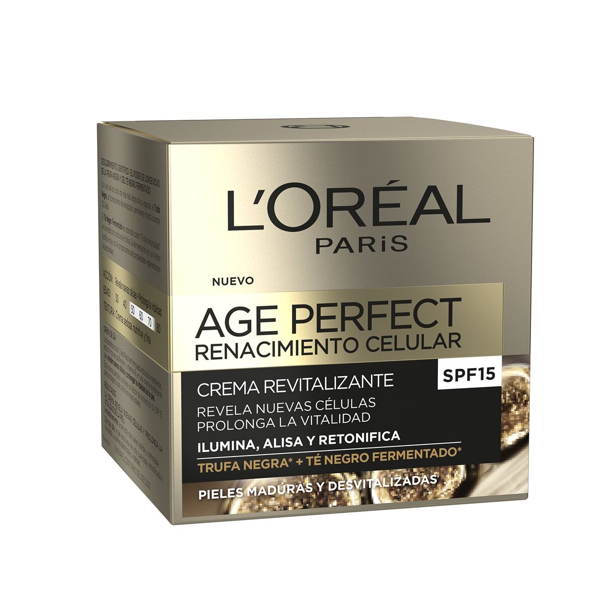 Voedende Dagcrème L'Oreal Make Up Age Perfect Renacimiento Celular Spf 15 50 ml