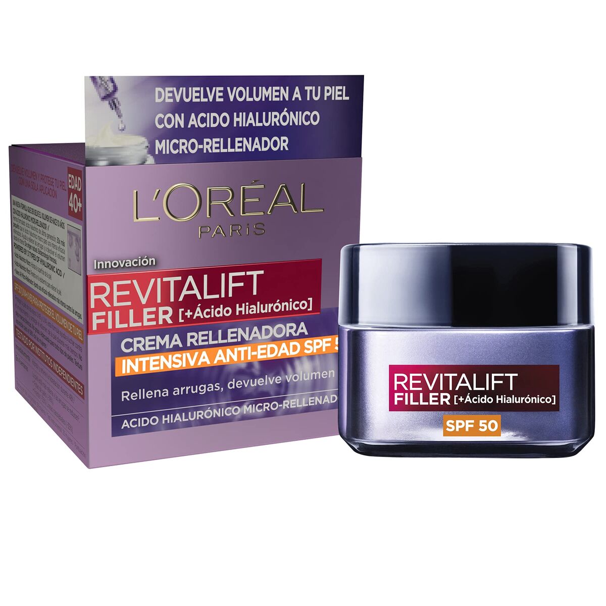 Gezichtscrème L'Oreal Make Up Revitalift Filler Spf 50 50 ml