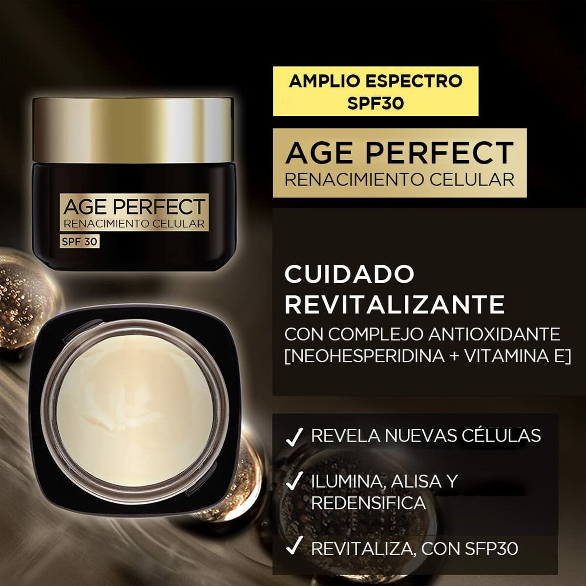 Gezichtscrème L'Oreal Make Up Age Perfect Cell Renewal Spf 30 50 ml