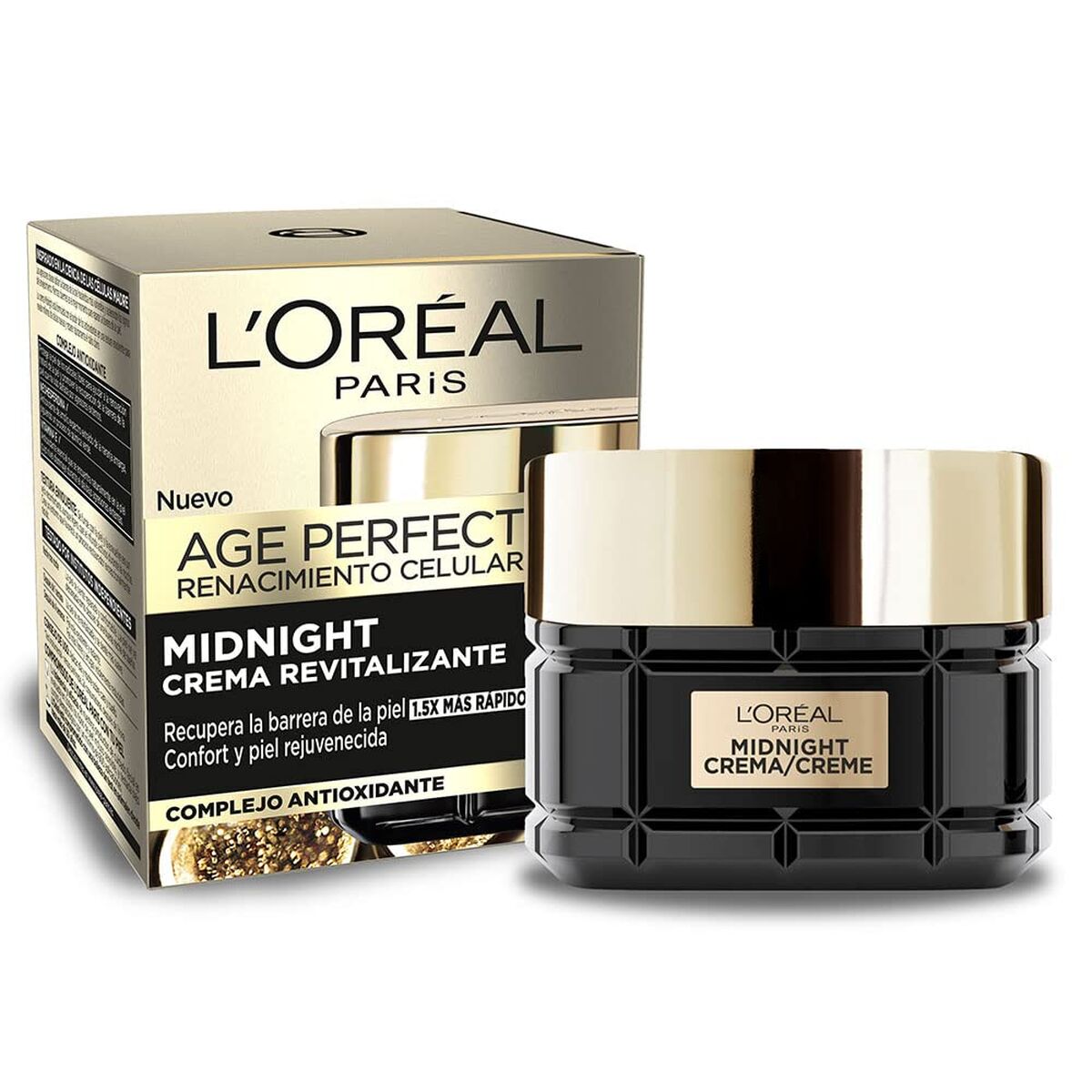 Anti-Veroudering Nachtcrème L'Oreal Make Up Age Perfect 50 ml Vitaliserende