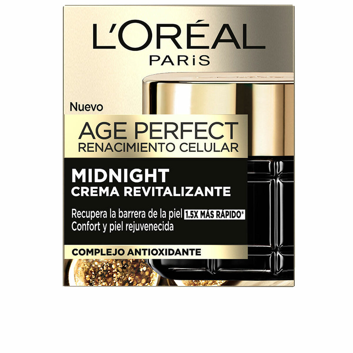 Anti-Veroudering Nachtcrème L'Oreal Make Up Age Perfect 50 ml Vitaliserende