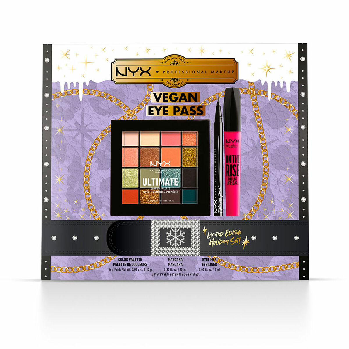 Make - up Set NYX Vegan Eye Pass Limited Edition Beperkte editie 3 Onderdelen - Schoonheid, Make - up - NYX